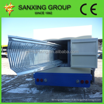 Kalte Dachrolle Formungsmaschine /Kurve Dachspannweite Rollenformmaschine Sanxing UBM 1000-680 Metallfarbene Stahlfliesen 0,8 -1,5 mm